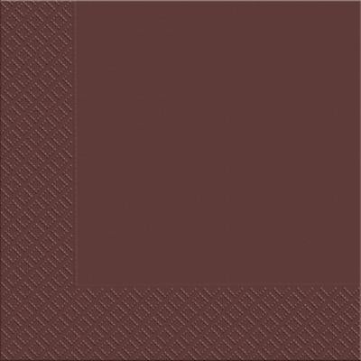 Margo Chocolate 3-Ply Table Napkins, 33 x 33 cm, 18 pcs