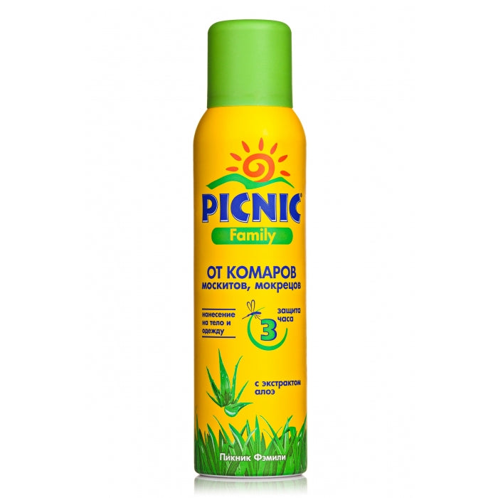 Picnic Family Mosquito Repellent Aerosol, 150 mL