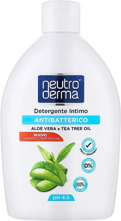 Neutro Derma Intimate Hygiene Gel with Aloe & Tea Tree Oil, 400 mL