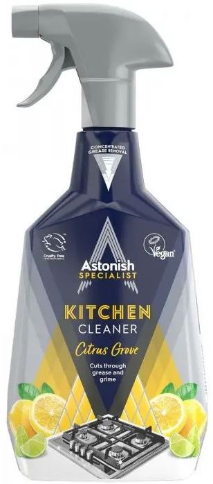 Astonish Kitchen Cleaner Spray with Lemon Oil, 750 mL
