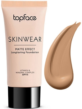 TopFace Skinwear Matte Effect Long-Lasting Foundation 006 Dark Sand, 30 mL
