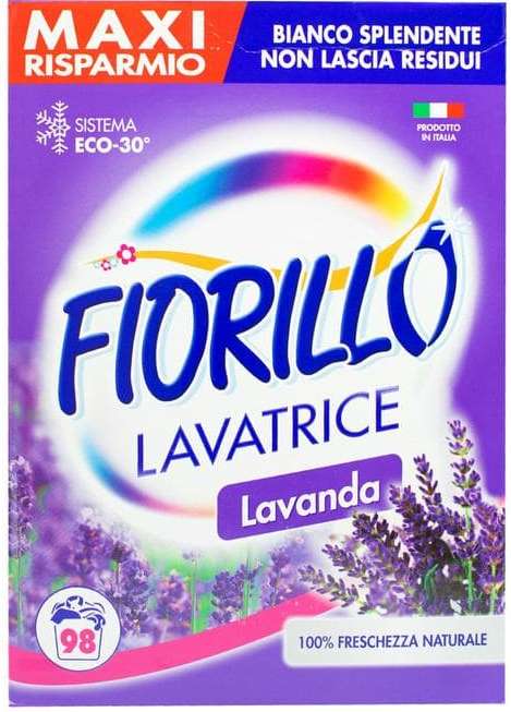 Fiorillo Lavender Laundry Detergent Powder, 98 Loads, 6 kg