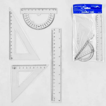 002 Combo Stationery Set, 20 cm, 4 pcs - Image 2