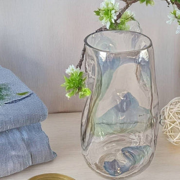 Vittora VT-V-0005 Amethyst Petrol Glass Vase, 27.5 cm - Image 2