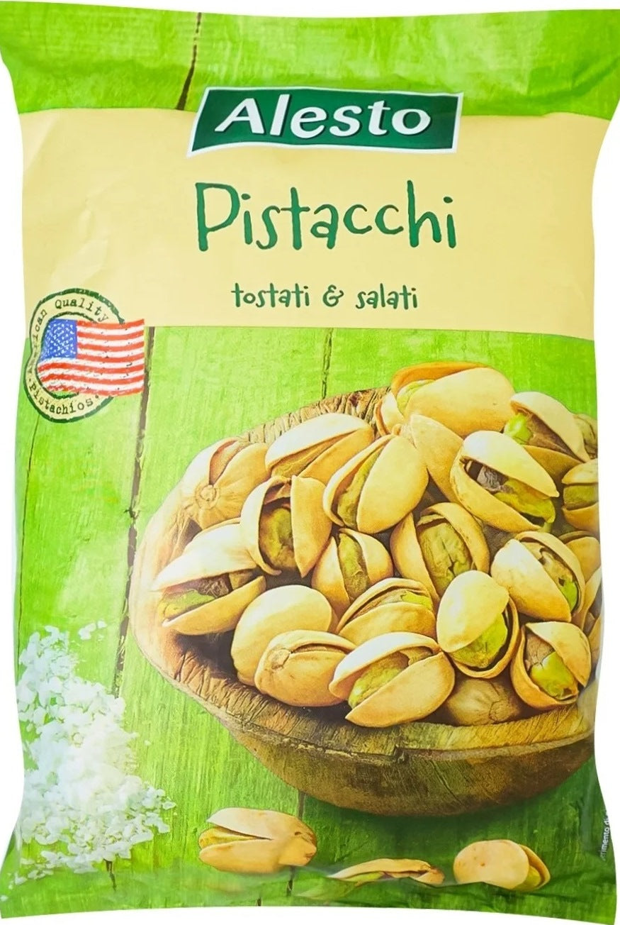 Alesto Roasted Salted Pistachios, 500 g