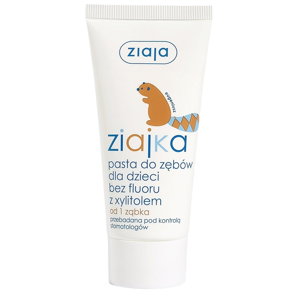 Ziaja Baby Beaver with Xylitol Ages 1+ Toothpaste, 50 mL