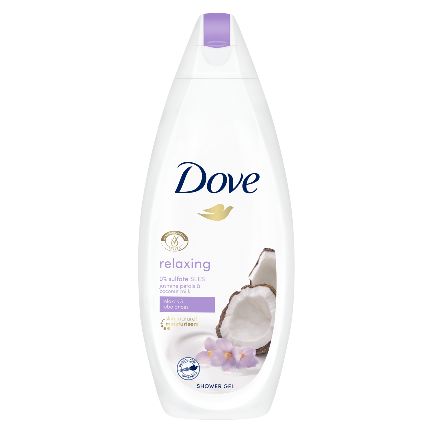 Dove Relaxing Shower Gel, 250 mL