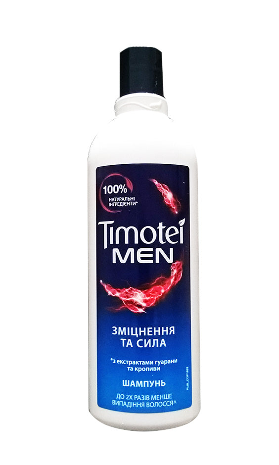 Timotei Men Strengthening & Strength Shampoo, 400 mL