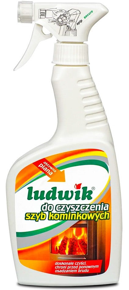 Ludwik Oven & Fireplace Glass Cleaner Spray, 500 mL