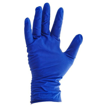 Ambulance Blue Latex Gloves, Size L, 50 pcs (25 pairs) - Image 2