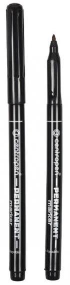 Centropen 2836 Black Permanent Marker, 2 mm