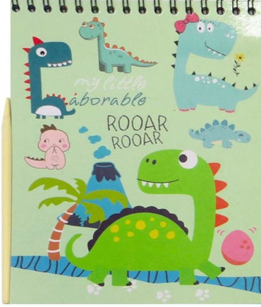 E-3002 A5 Scratch Art Book with Wooden Stylus, 8 Sheets - Image 2