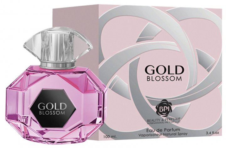 MB Parfums Gold Blossom Women's Eau de Toilette, 100 mL