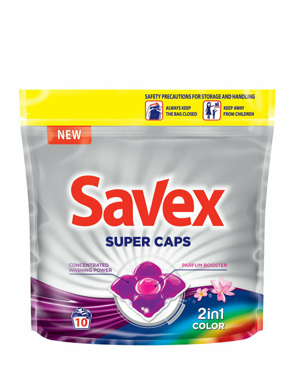 Savex 2-in-1 Color Laundry Pods, 10 pcs