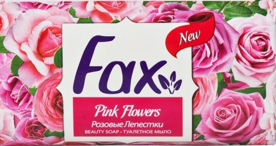 Fax Pink Flowers Bar Soap, 140 g