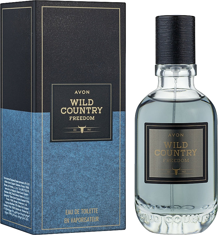Avon Wild Country Freedom Men's Eau de Toilette, 75 mL