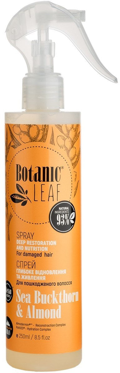 Botanic Leaf Deep Repair & Nourishment Spray for Damaged Hair, 250 mL