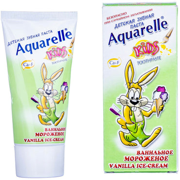 Aquarelle Kids Vanilla Ice Cream Toothpaste, 50 mL - Image 2