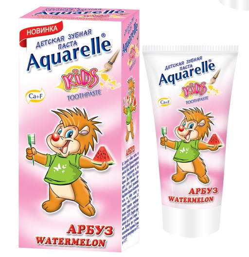 Aquarelle Kids Watermelon Toothpaste, 50 mL