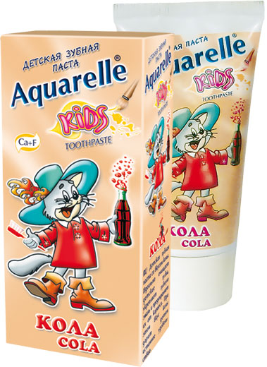 Aquarelle Kids Cola Toothpaste, 50 mL