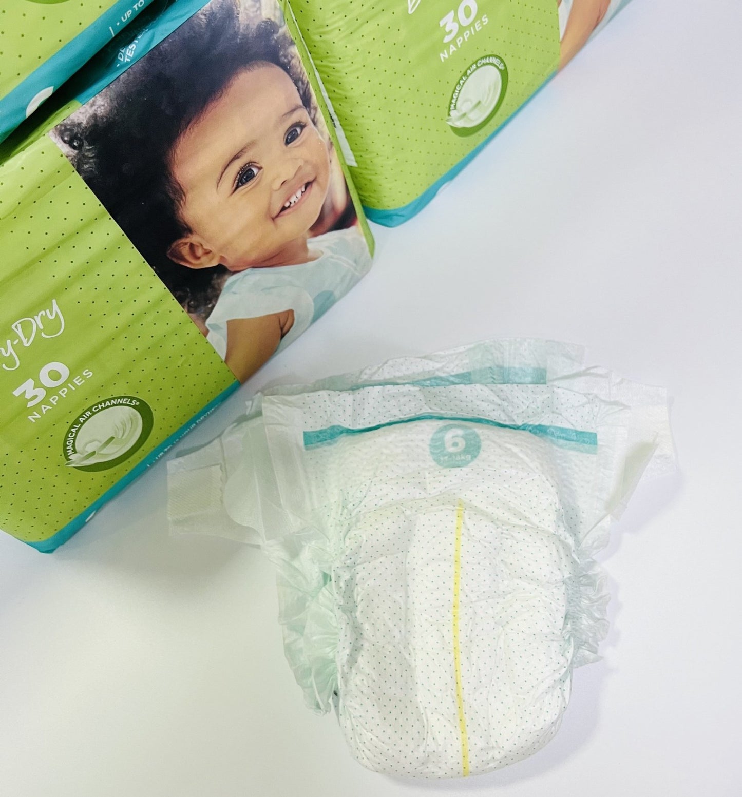 Dunnes Stores 6 Baby Diapers, 13-18 kg, 30 pcs - Image 3