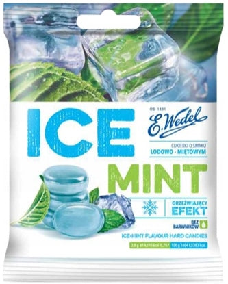 E.Wedel Ice Mint Hard Candy, 90 g
