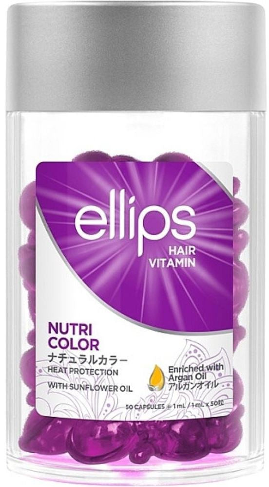 Ellips Color Radiance Hair Vitamin Capsules for Color-Treated Hair, 50 pcs