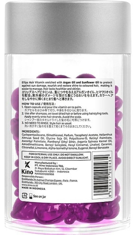 Ellips Color Radiance Hair Vitamin Capsules for Color-Treated Hair, 50 pcs - Image 2