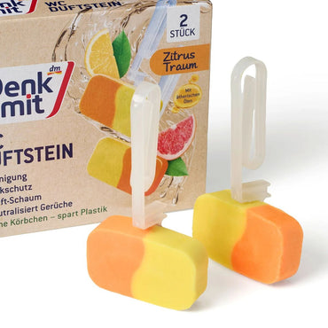 Denkmit Citrus Dream Hanging Toilet Bowl Block, 2 pcs - Image 2