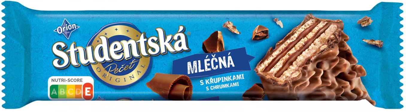 Studentska Wafers in Milk Chocolate, 30 g