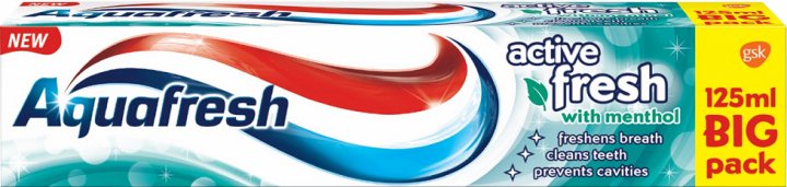 Aquafresh Freshness Boost Toothpaste, 125 mL