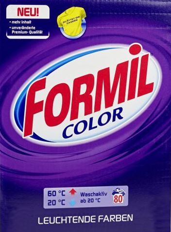 Formil Color Laundry Detergent Powder, 80 washes, 5.2 kg