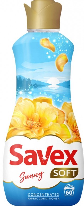 Savex Soft Sunny Fabric Softener, 1.5 L