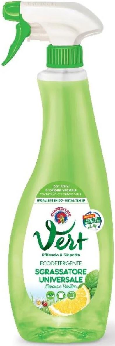 Chante Clair Vert Lemon & Basil All-Purpose Cleaner Spray, 600 mL