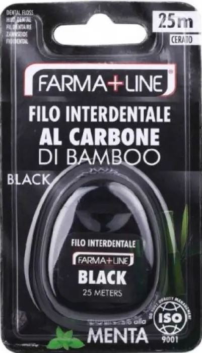 Farma Line Bamboo Charcoal Dental Floss, 25 m