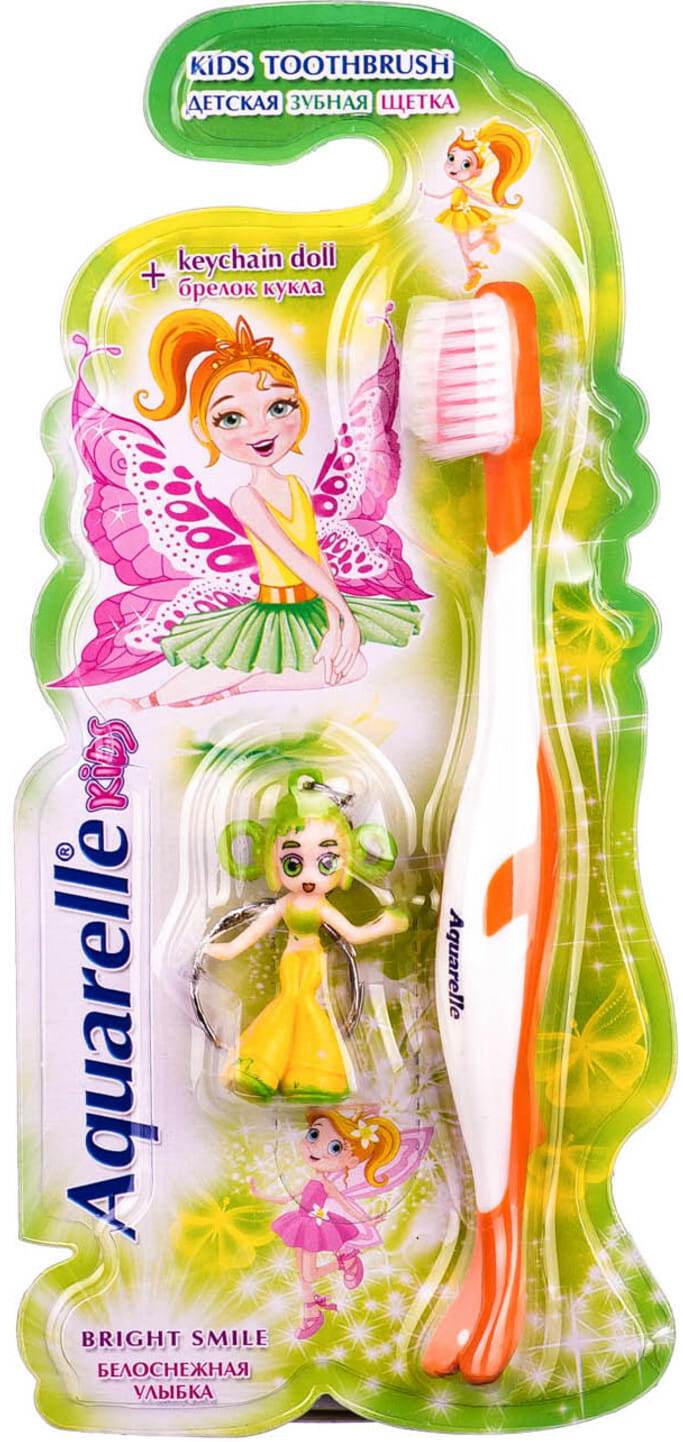 Aquarelle 793 Kids Toothbrush with Doll Keychain