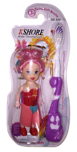 Kids Toothbrush with Doll, Model 522