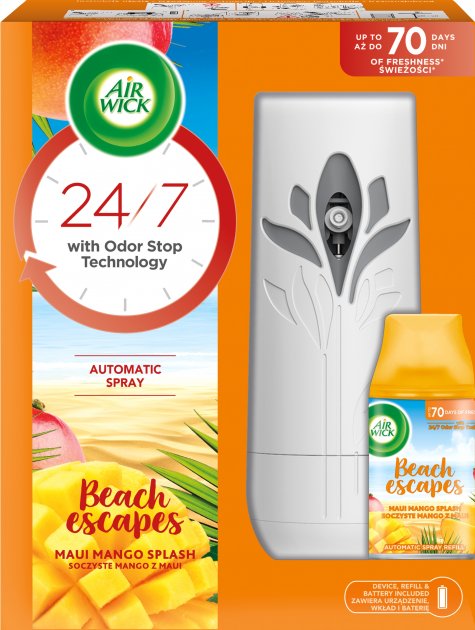 Air Wick Freshmatic Beach Escapes Automatic Air Freshener, 250 mL