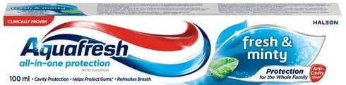 Aquafresh Fresh & Minty Toothpaste, 100 mL