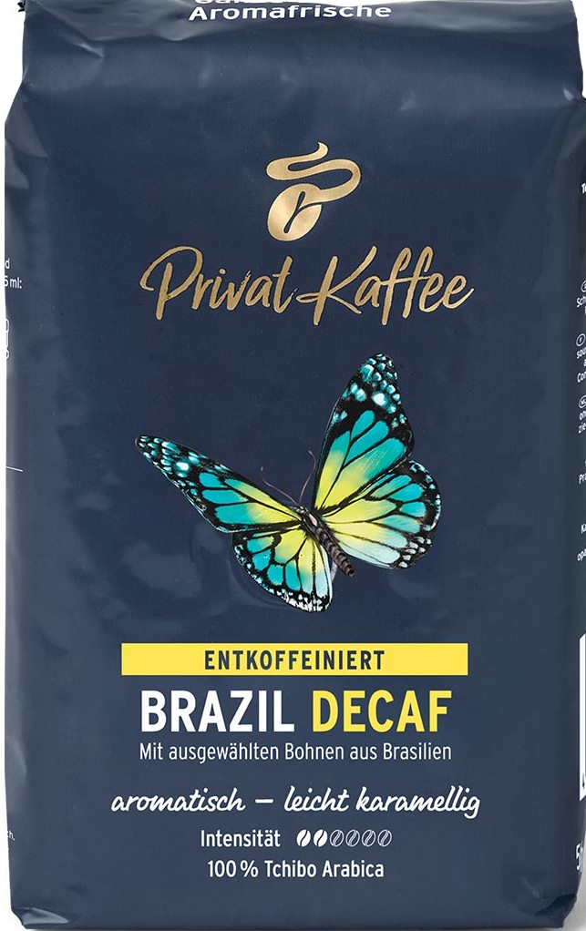 Tchibo Privat Kaffee Brazil Decaf Whole Bean Coffee, 500 g - Image 2