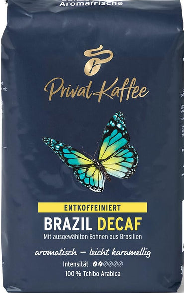 Tchibo Privat Kaffee Brazil Decaf Whole Bean Coffee, 500 g - Image 2
