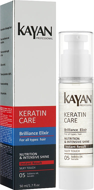Kayan Professional Keratin Care Diamond Hair Elixir for All Hair Types, 50 mL