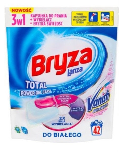 Laundry pods Bryza White for whites 42 pcs (priced per piece)