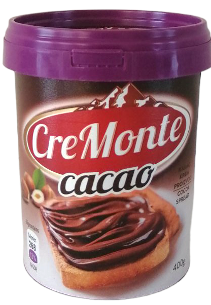 CreMonte Cacao Chocolate Hazelnut Spread, 400 g