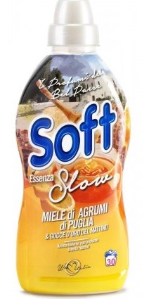 Soft Apulian Citrus Honey & Golden Morning Drops Fabric Softener, 750 mL
