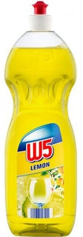 W5 Lemon Dishwashing Liquid, 1 L