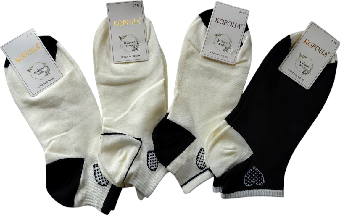 Korona B2392 Women's Short Socks, Size 37-42