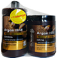 Dr.Sante Argan Hair Shampoo & Hair Mask Set, 2 x 1 L