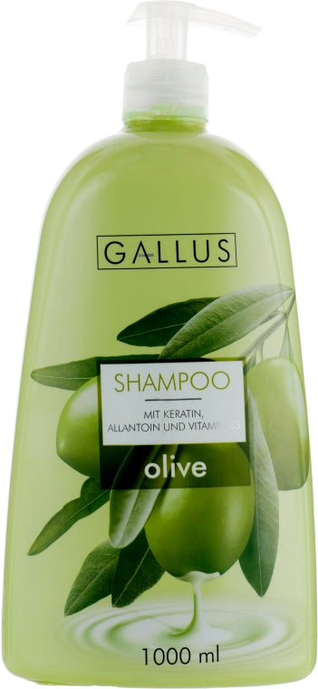 Gallus Olive Shampoo with Pump, 1000 mL - Image 2