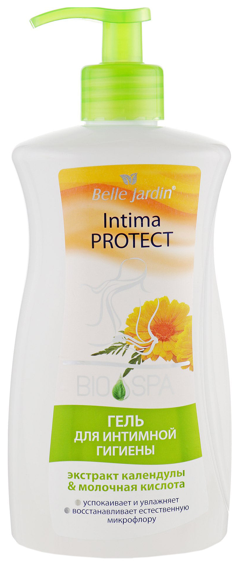 Belle Jardin Intima Protect Bio Spa with Calendula Extract & Lactic Acid Intimate Wash Gel, 500 mL